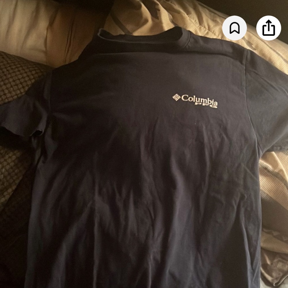 Small Blue Columbia tee
